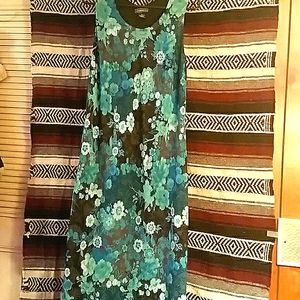 Shimmery, sleeveless dress